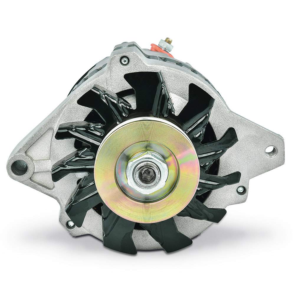 CS130 PFM Alternator, 160 amp, 12V, 1-Wire, Single V-Belt Pulley, Straight Mount, Natural, GM, Each (66430.16N)