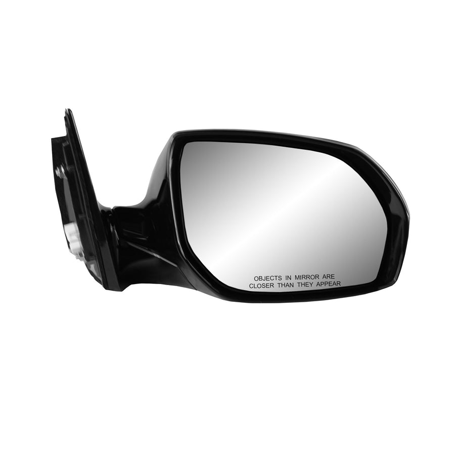 Fit System Side Passenger Mirror for Hyundai Santa Fe, Black w/PTM Cover, Foldaway, Does not Apply to Sport Models, Power