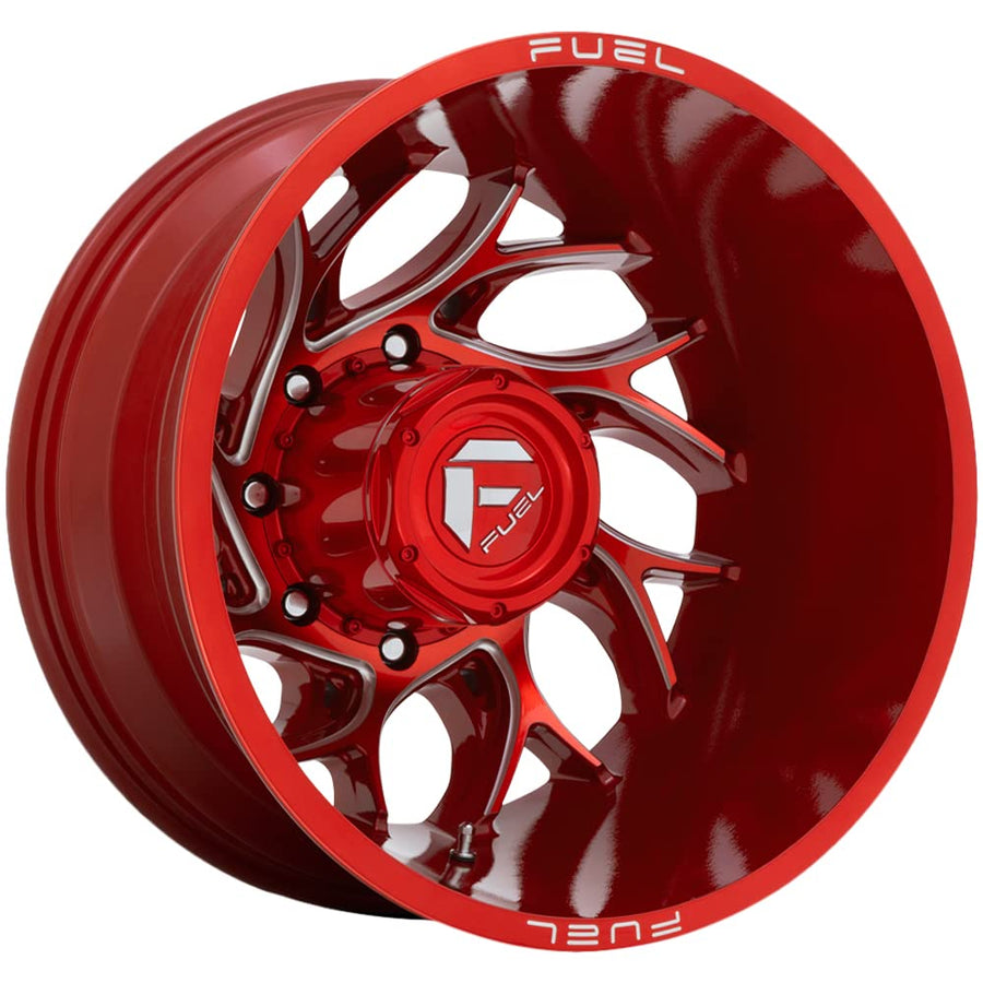 D742 RUNNER FUEL OFF-ROAD 22X8.25, 8X210, -5.06, -246mm CANDY RED MILLED - D74222829345