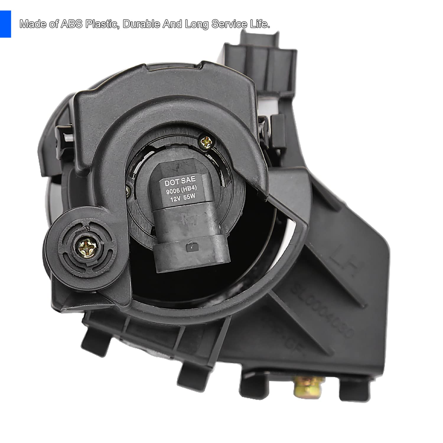 Yellow Fog Lights + Switch SPEC-D TUNING Compatible with 2008-2011 Subaru Impreza WRX, L+R Pair Assembly