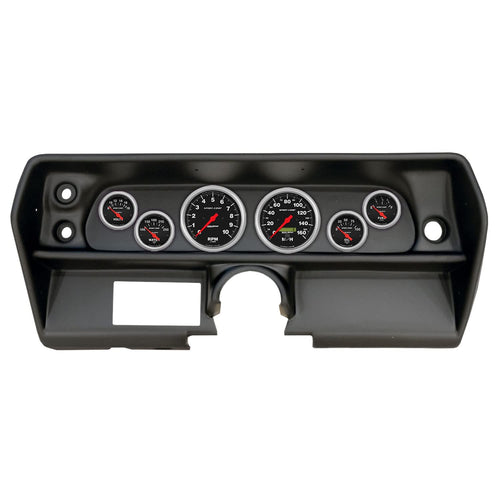 AutoMeter Dash Kit Direct Fit, (3 3/8" X2, 2 1/16" X4), Chevy Nova 68, Sport-Comp (2905-11)