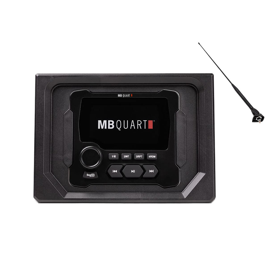 MB Quart Digital Media Receiver Stage 1 Compatible with Polaris General, Designed for Ride Command, 160 Watt, UTV, Tuned Audio Package, Bluetooth