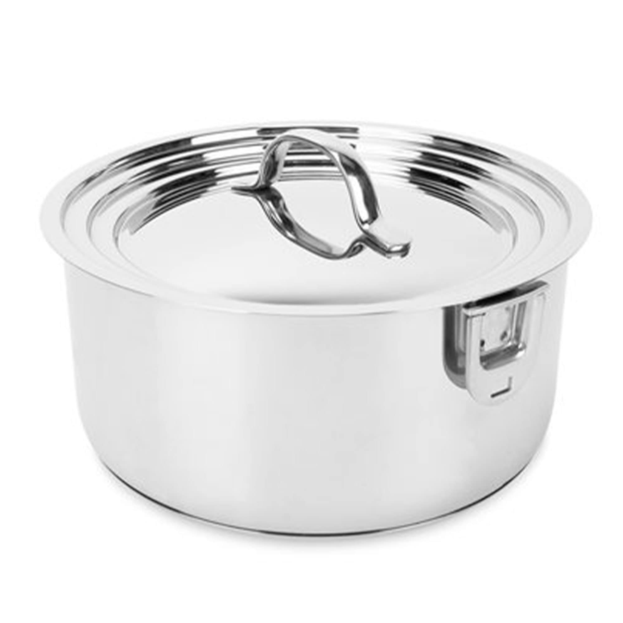 10 Pc Set Camco Mfg Nesting Stainless Steel Cookware