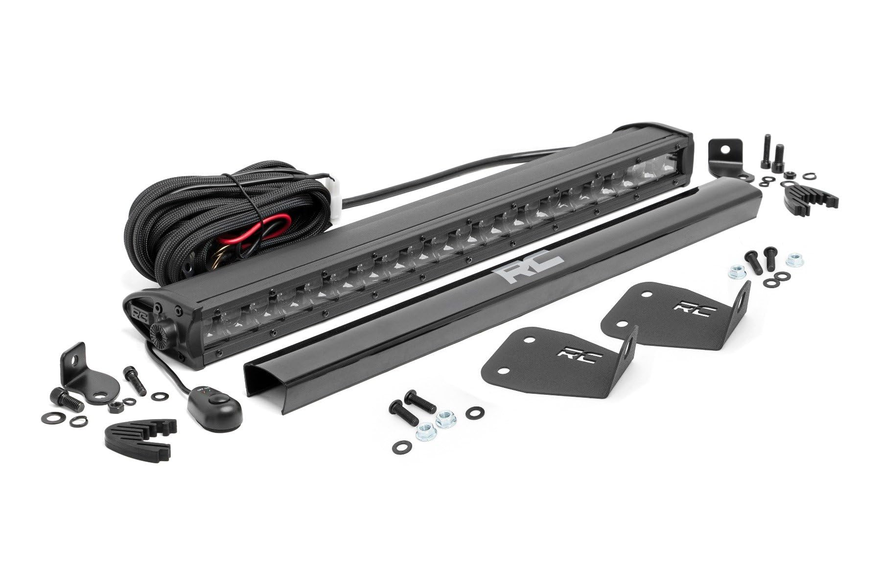 20" Rough Country Black Series LED Light Bumper Kit for Ford Bronco Sport (2021-2024)