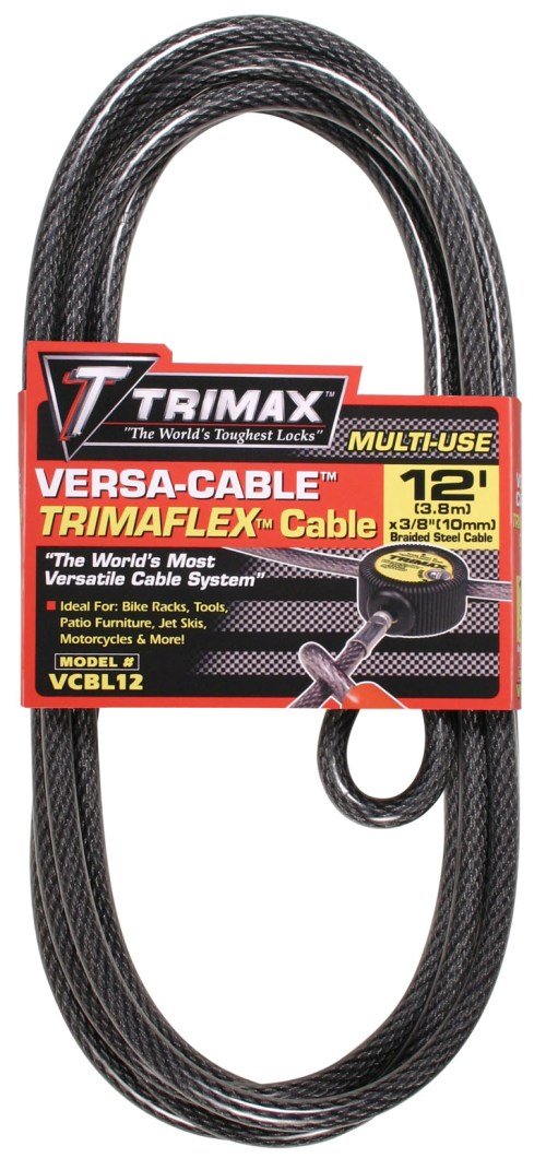 Trimax Replacement VMAX12CBL Cable for Versa Cable (12 ft Long x 10mm) Cable only