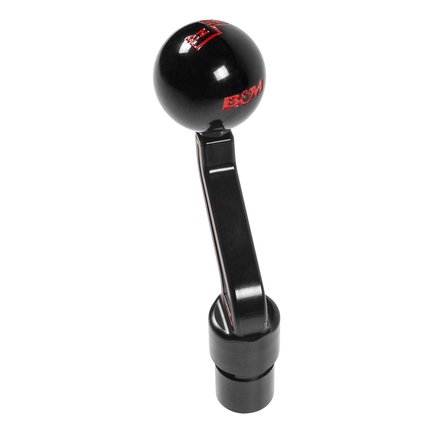 18-20 Wrangler Jl B&M Racing, Extended Transfer Case Handle & Shift Knob, Black