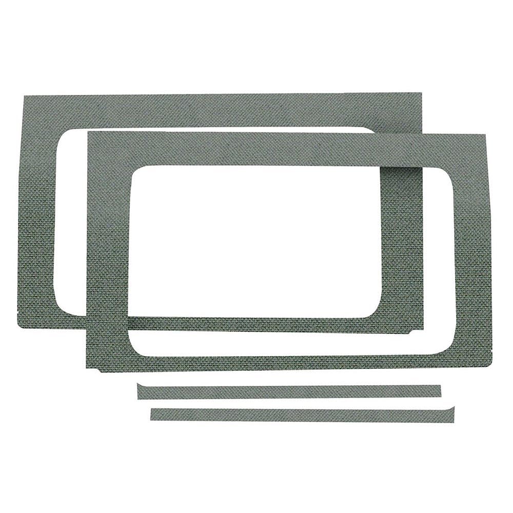 Design Engineering Boom Mat 050174 Grey Sound Deadening Side Window Trim Kit Compatible with 4-Door Jeep Wrangler JL (2018-up)