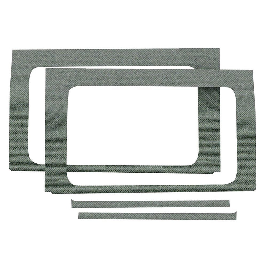 Design Engineering Boom Mat 050174 Grey Sound Deadening Side Window Trim Kit Compatible with 4-Door Jeep Wrangler JL (2018-up)