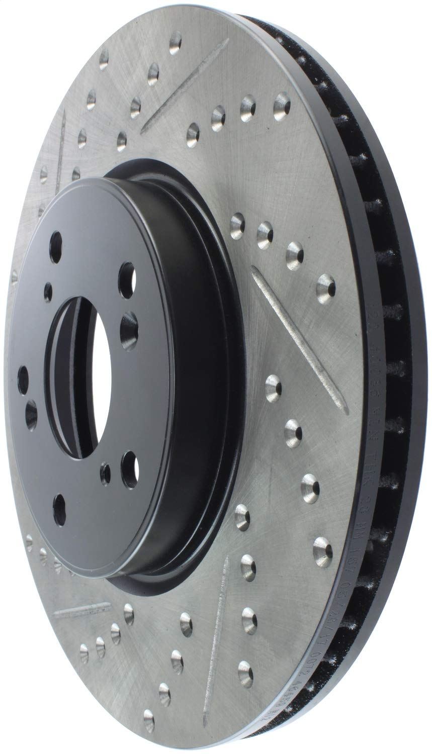 Sport Drilled/Slotted Brake Rotor StopTech 127.40086R (Front Right), 1 Pack