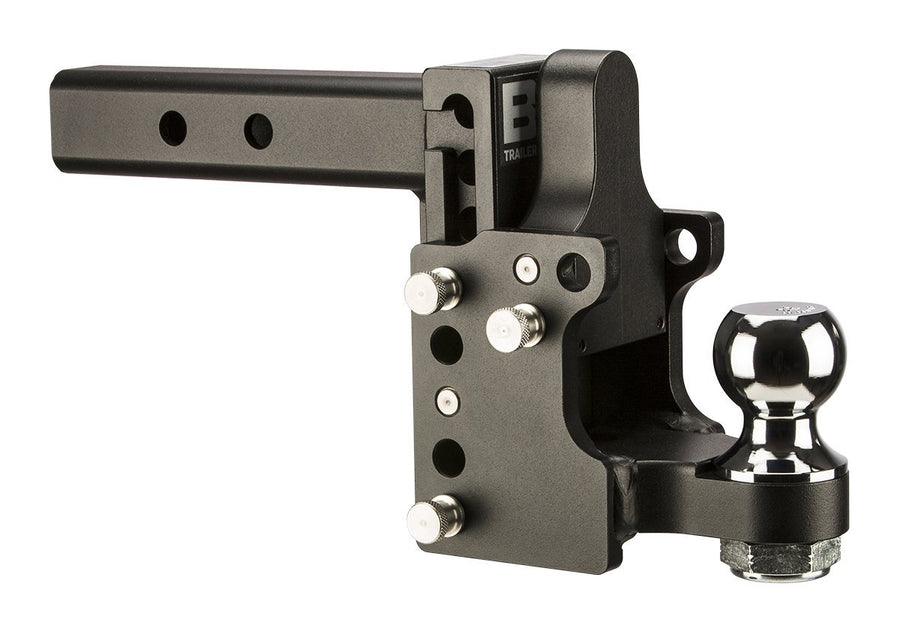 B&W Hitch Tow and Stow B and W with Pintle Drop Down - 2.5" Receiver Shank - 2" Ball