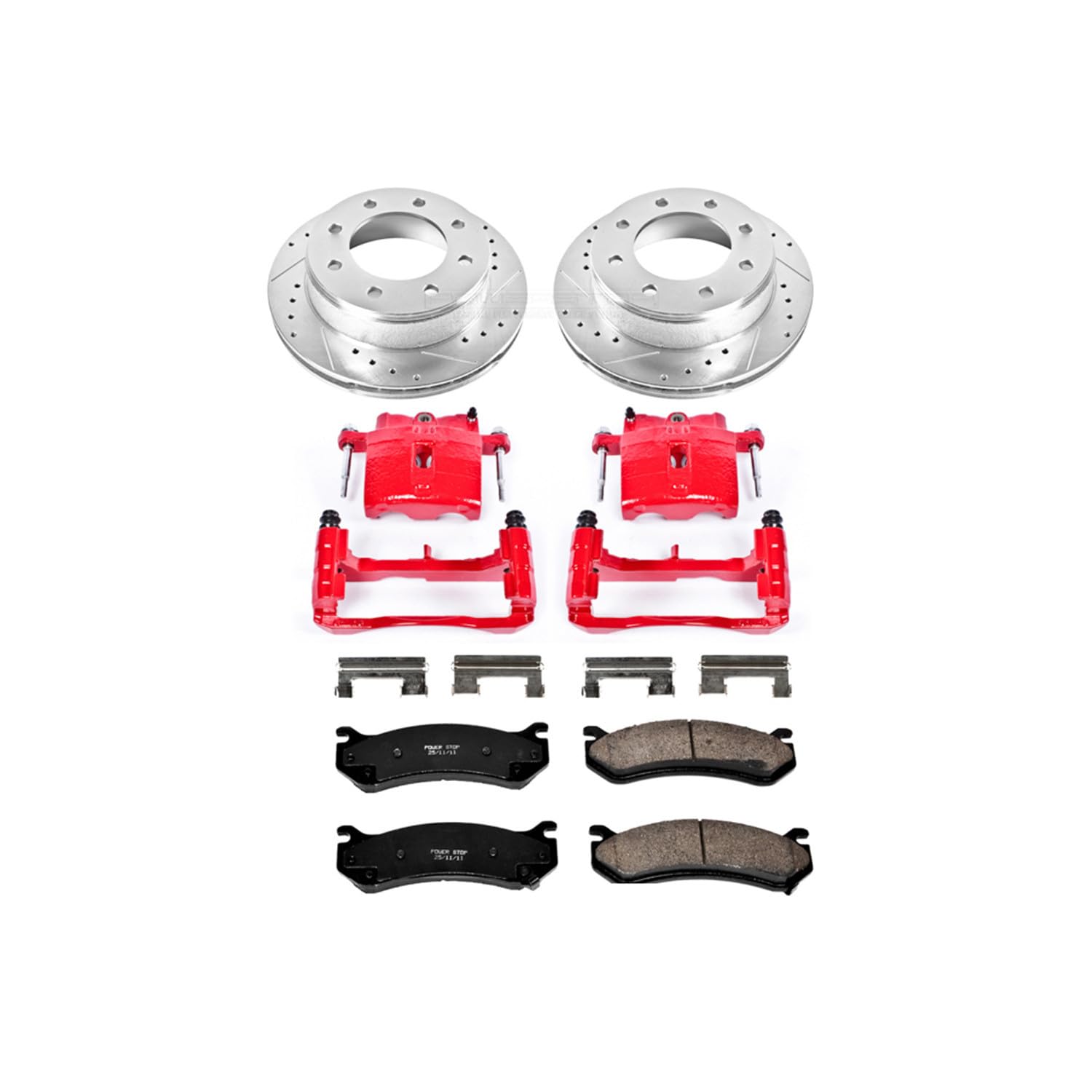 1-Click Performance Brake Kit with Calipers Power Stop (KC2036A)