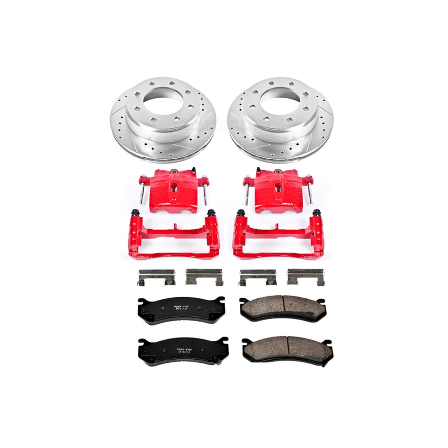 1-Click Performance Brake Kit with Calipers Power Stop (KC2036A)