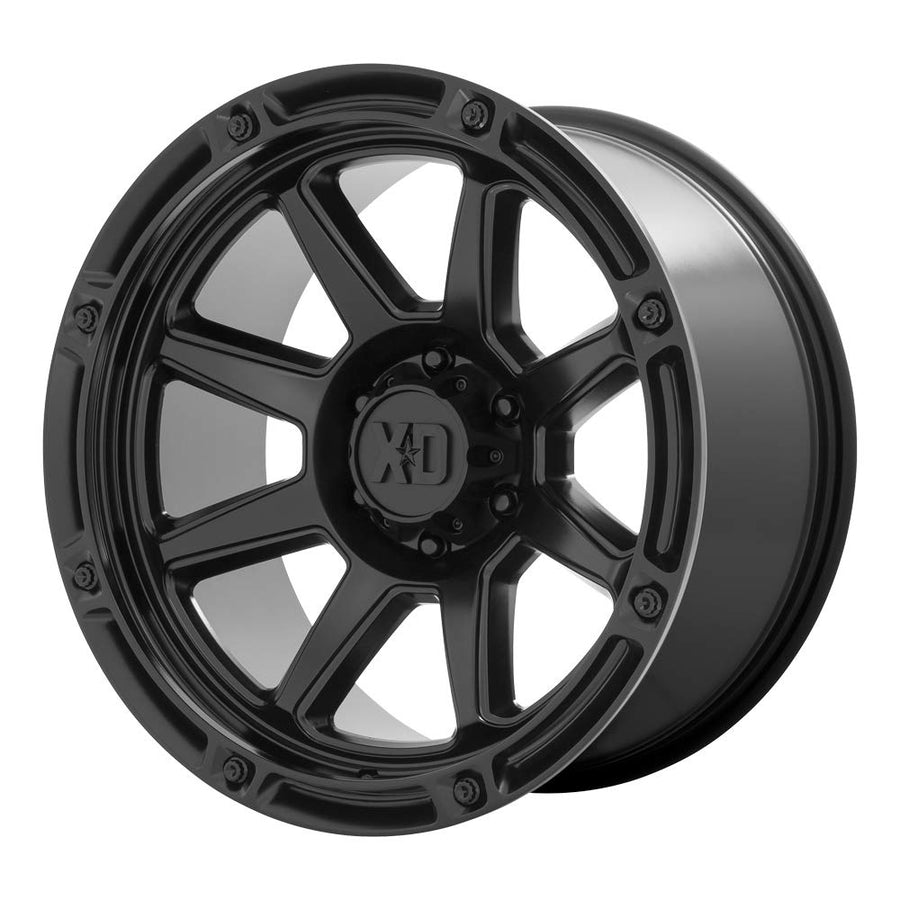 Xd863 Satin Black Wheel XD Wheels with Alloy Steel (20 x 9. inches /8 x 125 mm, 18 mm Offset)