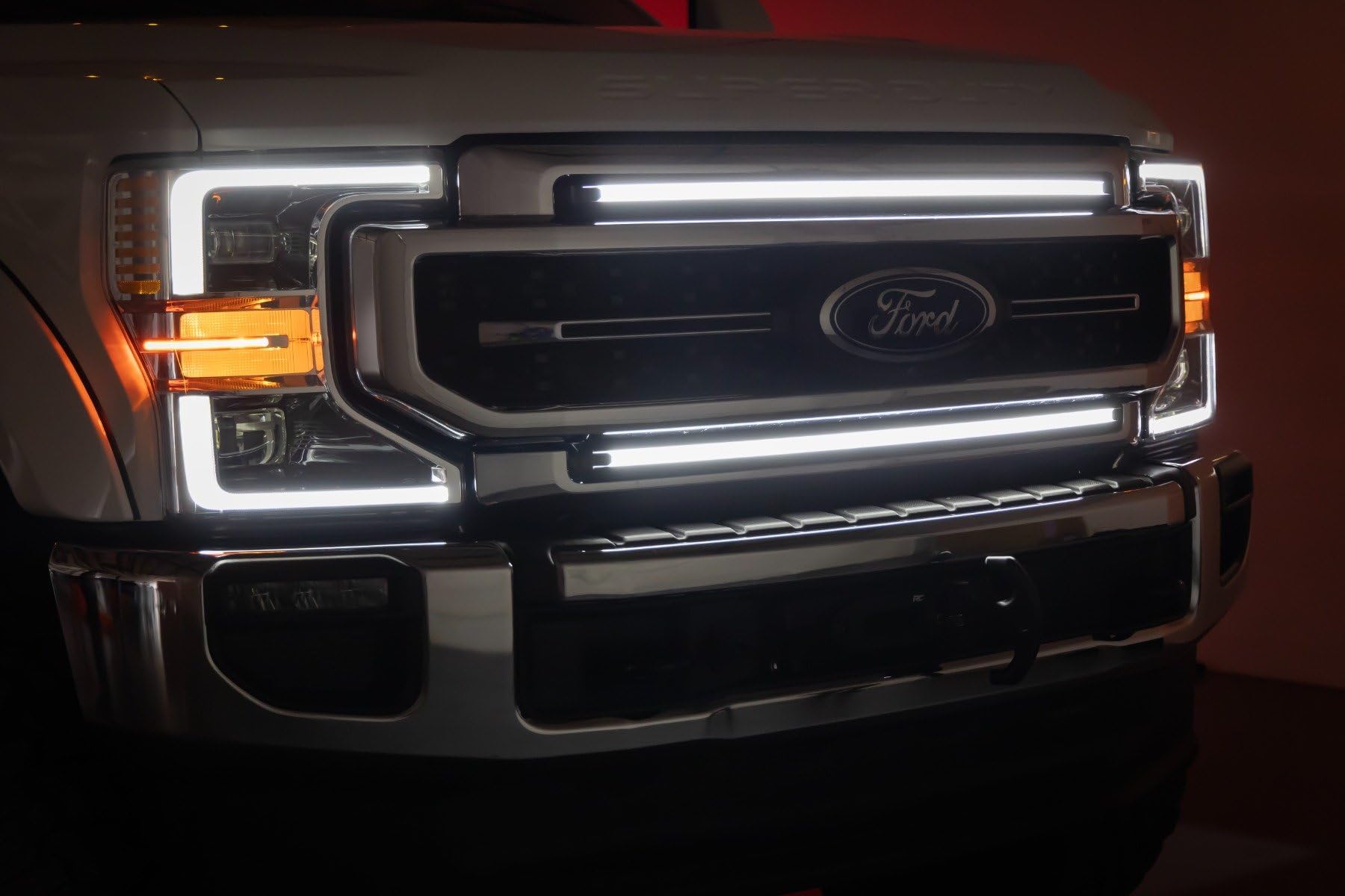 Rough Country 30" Dual DRL LED Grille Kit for 2017-2022 Ford F-250/F-350 Super Duty - 70990
