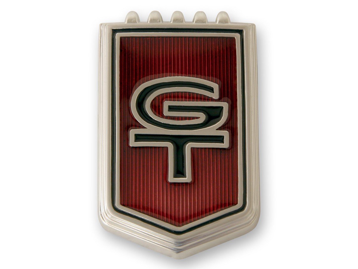 C6OZ-16098-B Scott Drake 1966 Fender GT Emblems