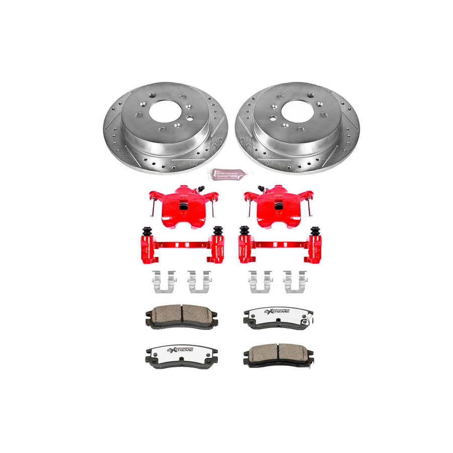 Power Stop Rear KC1440-26 Z26 Street Warrior Brake Kit Buick Chevrolet For Buick Allure, Buick LaCrosse, Chevrolet Impala, Chevrolet Monte Carlo [Model Specific]