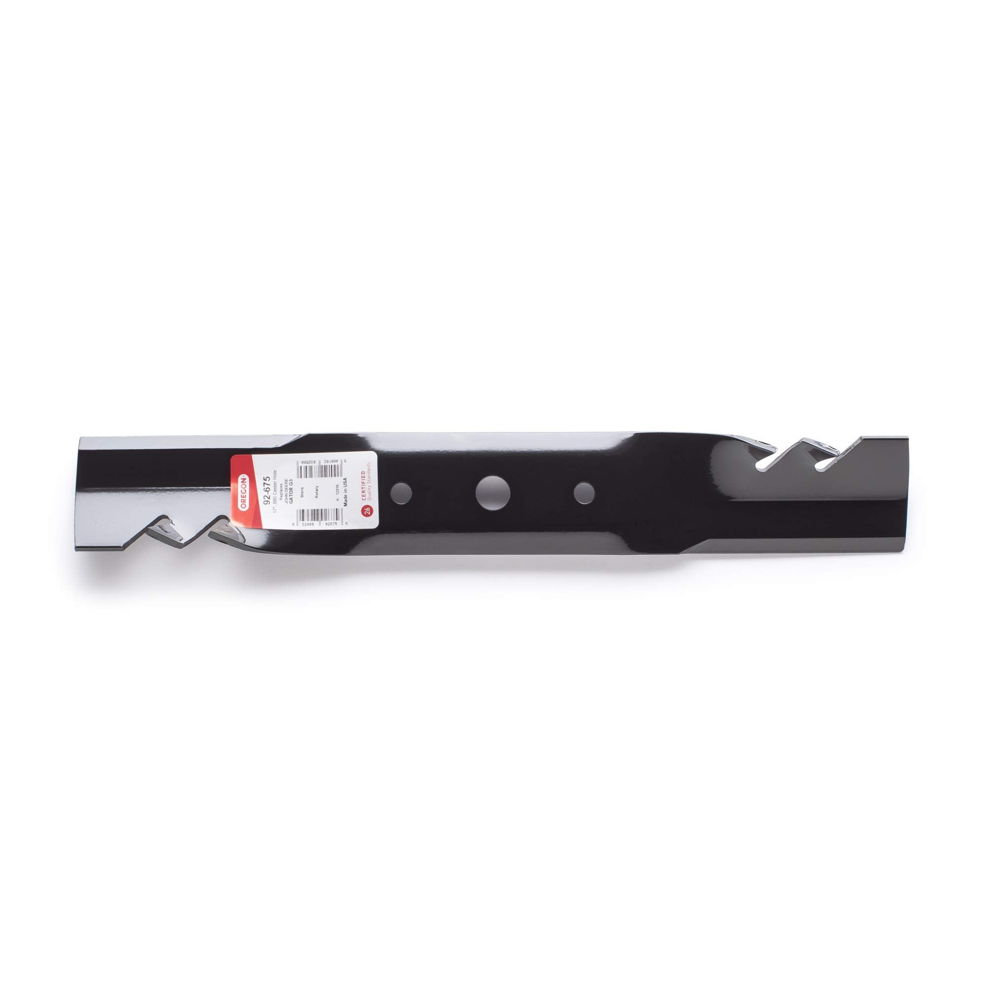 Oregon Gator G3 92-675 Lawn Mower Blade, 17-Inch, Replaces Sunbelt, Stens, John Deere, Arnold and More