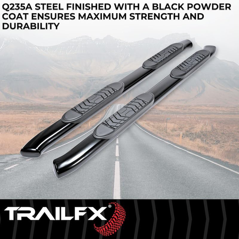Toyota Tundra Double Cab 2007-2021 TrailFX A7067B Truck Running Boards