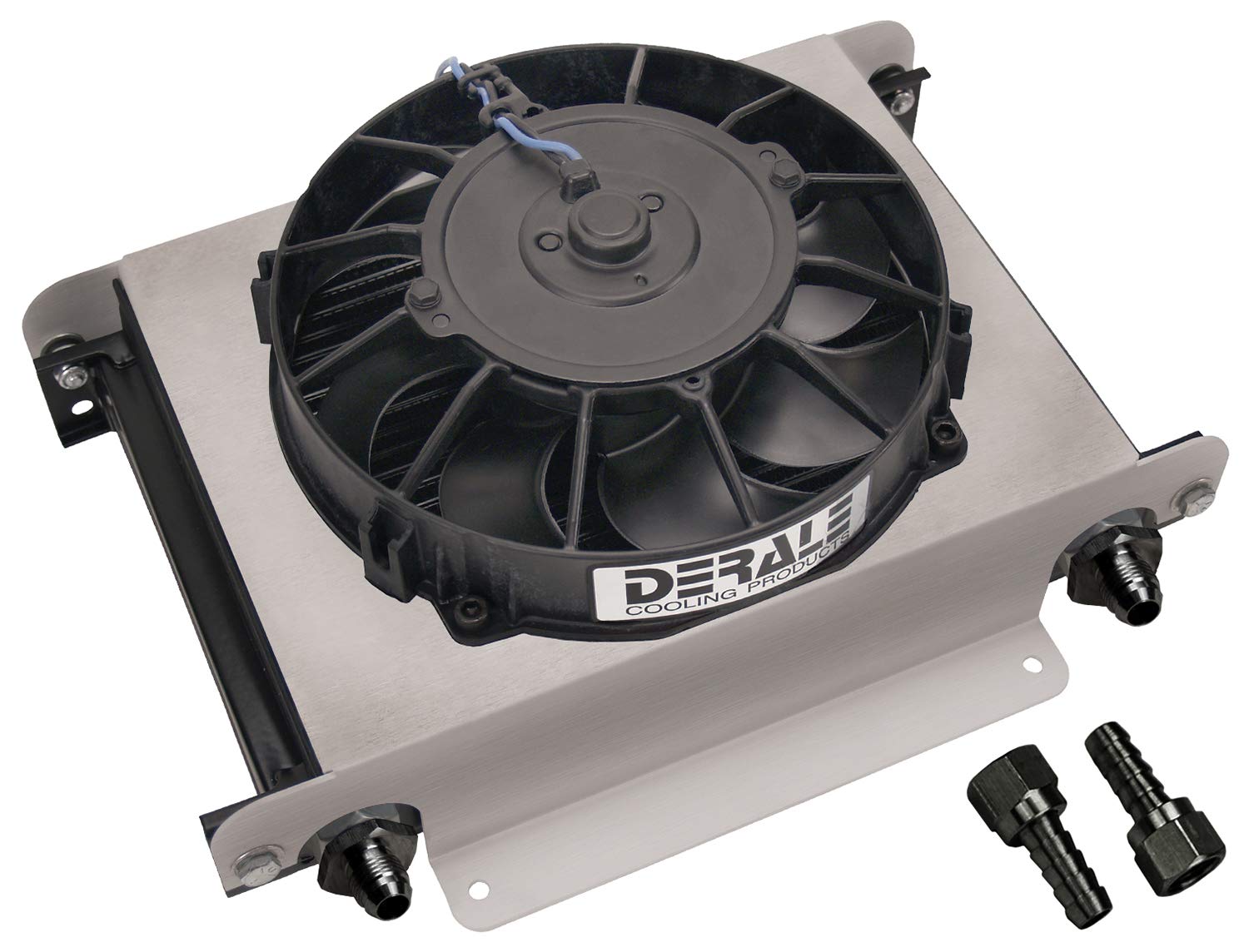 Hyper-Cool Derale 13760 Remote Mount Fluid Cooler , Black