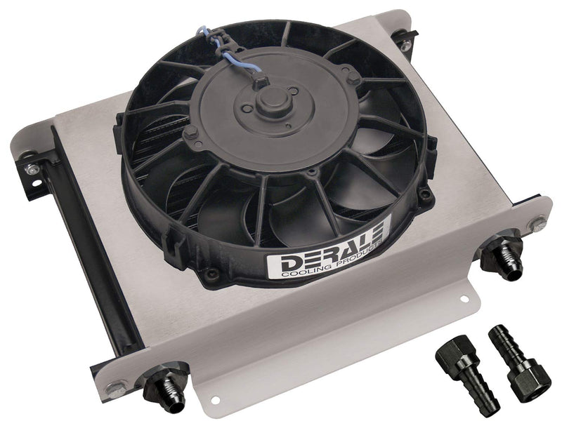 Hyper-Cool Derale 13760 Remote Mount Fluid Cooler , Black