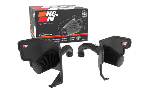 Cold Air Intake System K&N: Dry-Flow Air Filter, Increase Performance & Towing: Compatible with 2022-2024 TOYOTA: Sequoia, Tundra, 71-9042