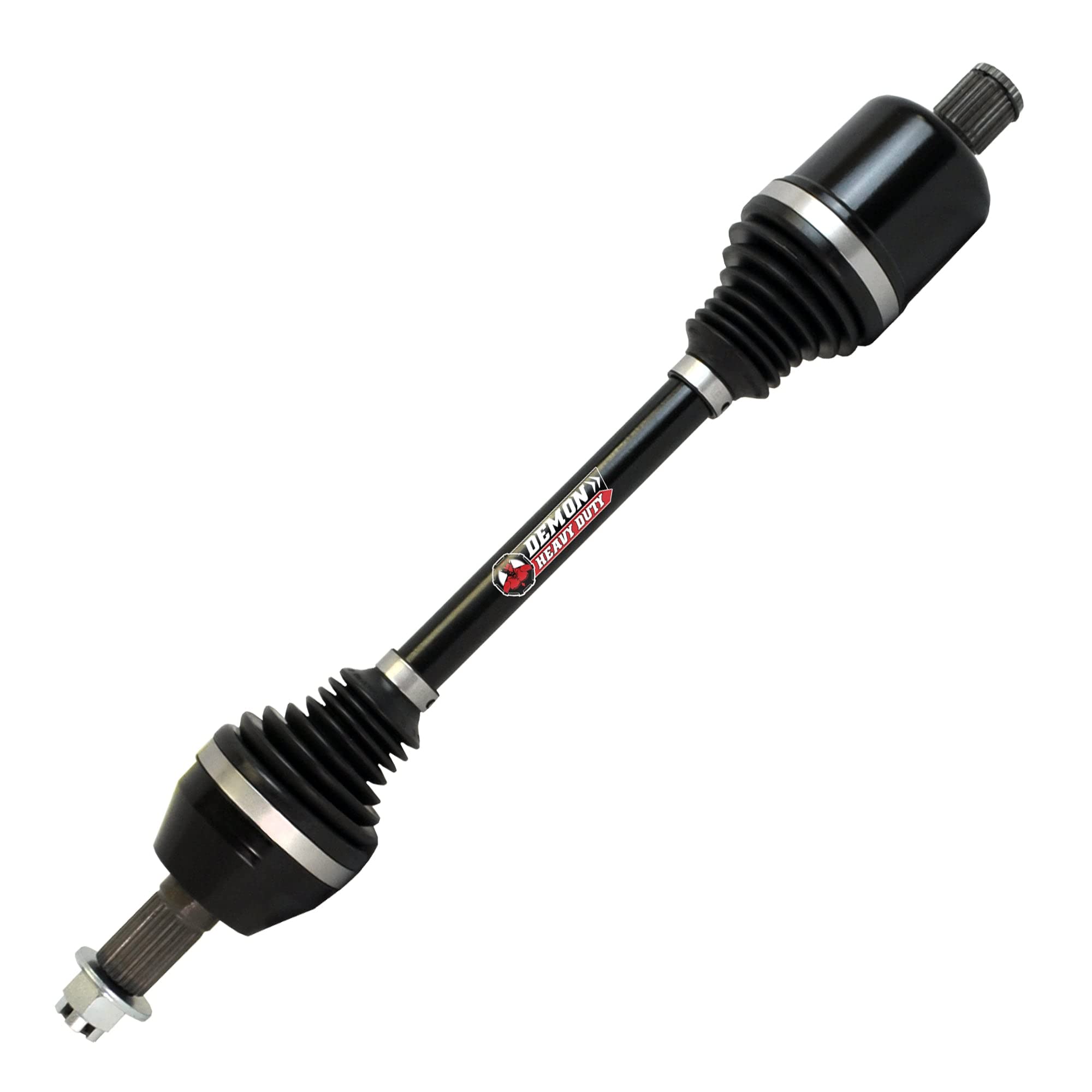 Demon Powersports Heavy Duty Rear Left/Right Axle for (2009-22) Polaris Sportsman/Scrambler, Made of 4340 Chromoly Steel, Dual Heat Treated High Strength, Wider Angles OEM: 1332642, 1332809