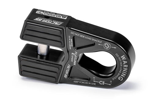 Flatlink E (Expert) Factor 55 00080-04 Replaces Conventional Winch Hook with a Stronger Shackle/D Ring Mount Maximum Load 16,000 lb Ultimate Failure Greater Than 40,000 lb – Black