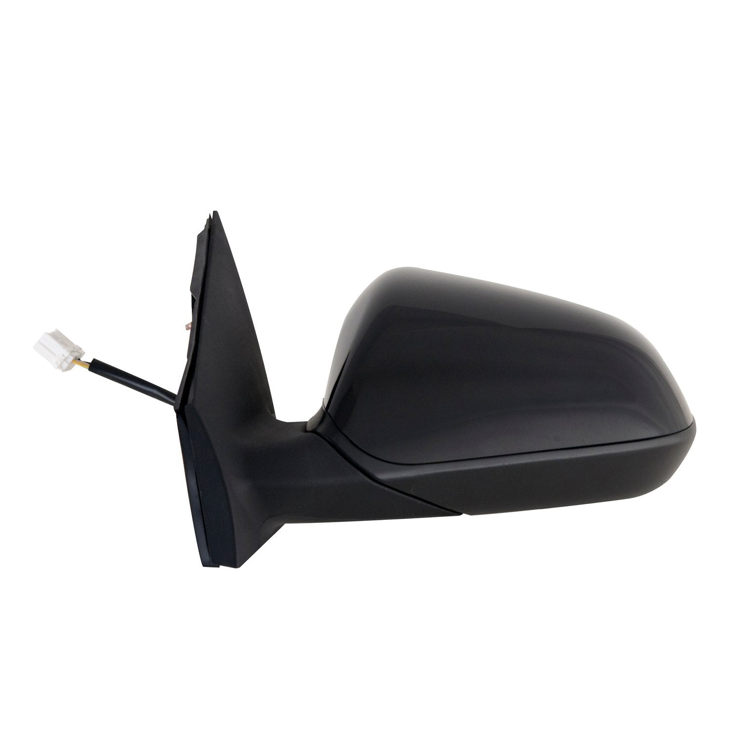 Fit System Mirror Driver Side for Hyundai Sonata, Eco, Textured Black w/PTM Cover, Foldaway, w/o spot Mirror, w/o Memory, Power