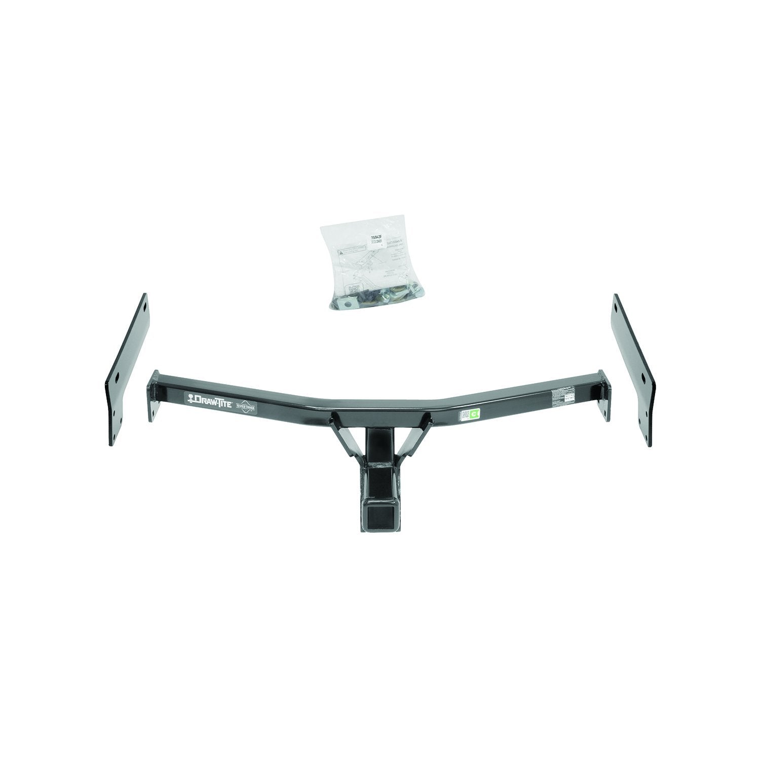 Class 3 Trailer Hitch Draw-Tite 75943, 2 Inch Receiver, Black, Compatible with 2015-2019 Lincoln MKC