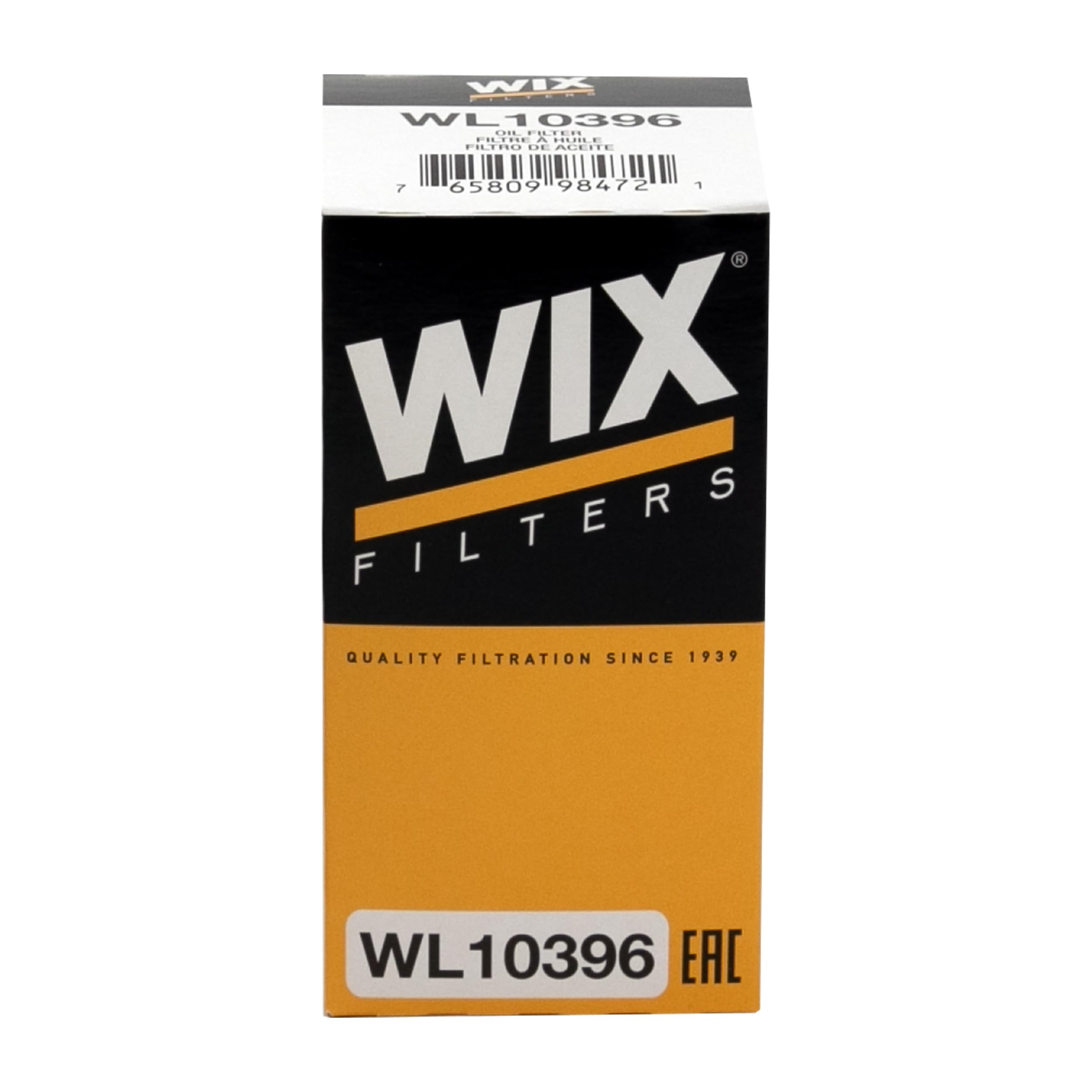 WIX WL10396 Replacement Oil Filter, Built for Synthetic and High Mileage Oil - Compatible With Audi, Porsche, VW (12-20)