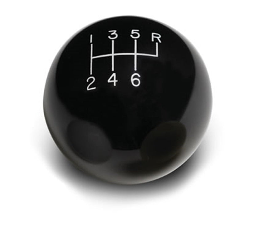 6-Speed Lokar Black Manual Shift Knob