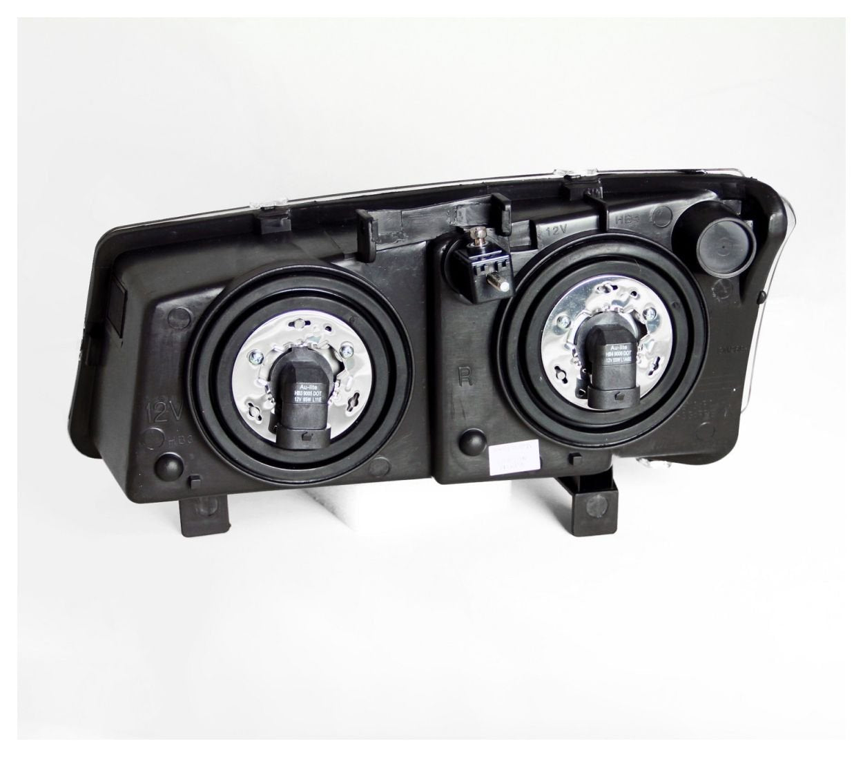 Crystal ANZO USA Headlight Set-Black 111009