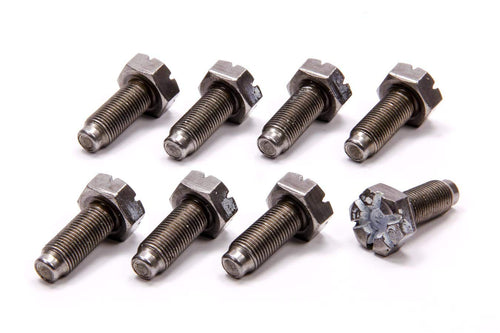 Ford 10 mm x 1.25 Thread Flywheel Bolt Kit, 1.000 in Long, Hex Head, Chromoly, Natural, Ford Modular, Set of 8