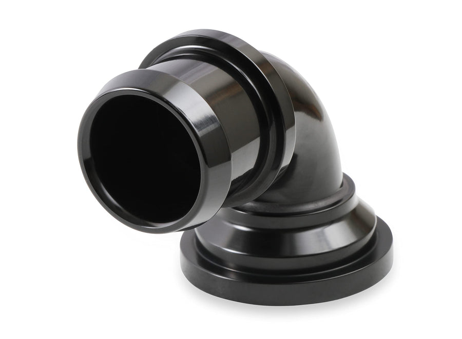 90 Degree Angle Holley 97-341 Water Neck Swivel Black