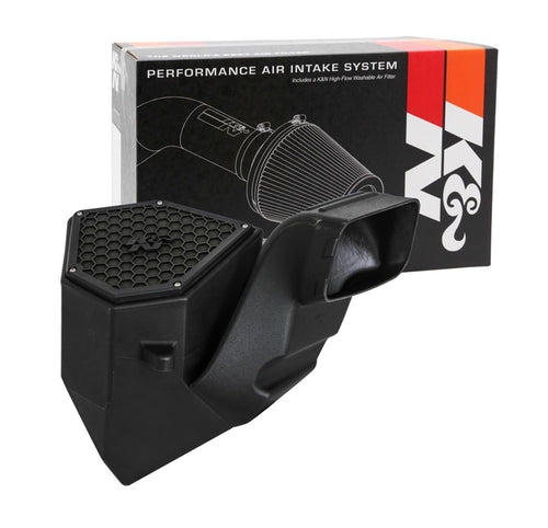 Cold Air Intake System K&N: High-Flow Air Filter, Increase Performance & Towing: Compatible with 2019-2024 RAM: 2500, 3500, 63-1584