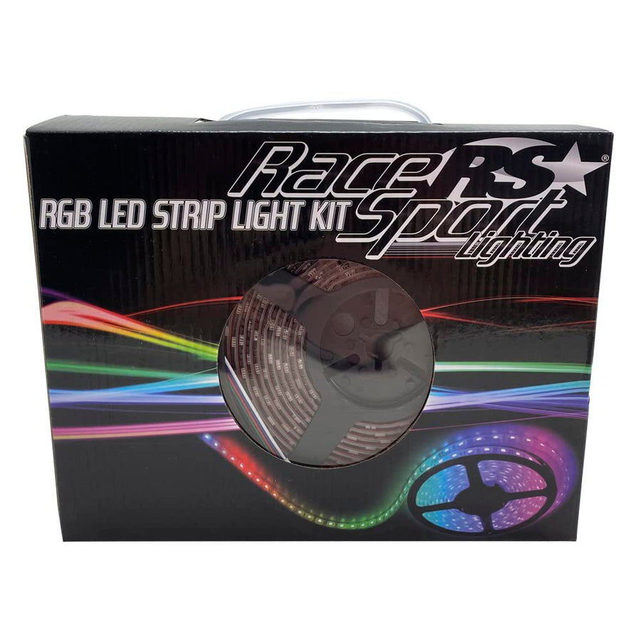 Interior Accent Light Race Sport Lighting Fit 16.4ft (5-Meter) RGBW Custom Tape Strip Lighting IP67 Weatherproof White RS5MIP67RGBW
