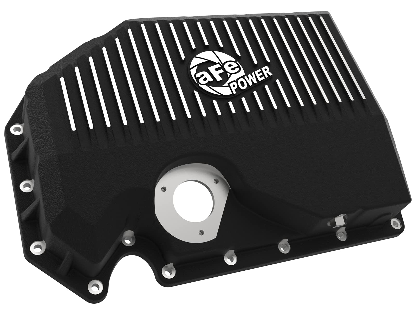 aFe POWER Pro Series 46-71210B Engine Oil Pan, Black, Machined Fins for 2005-2021 Volkswagen