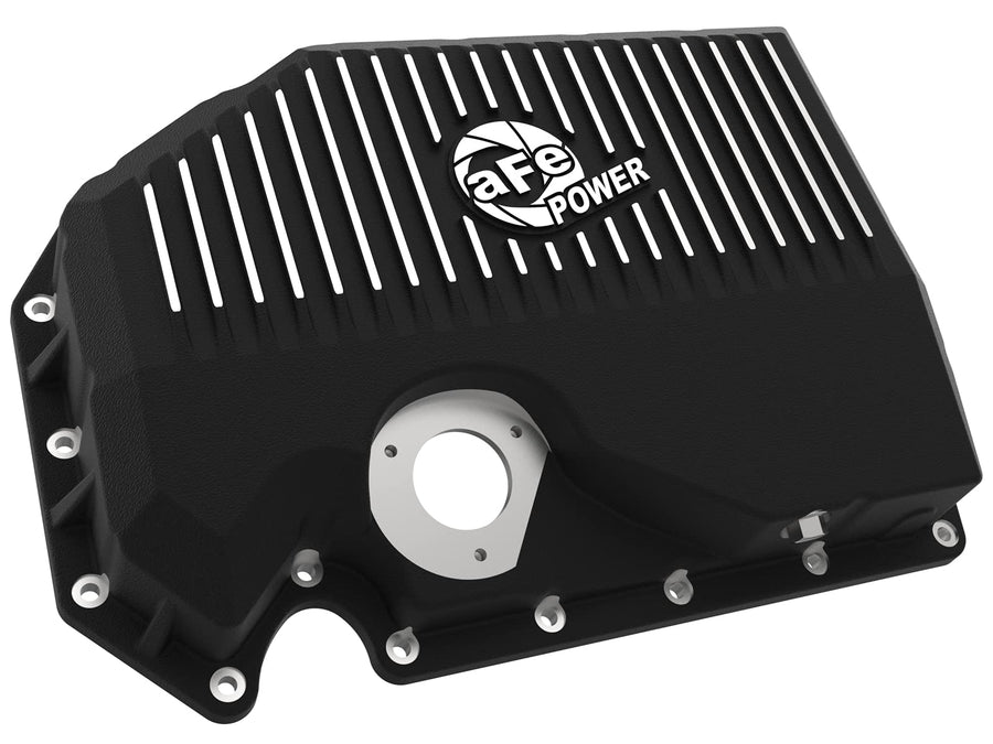 aFe POWER Pro Series 46-71210B Engine Oil Pan, Black, Machined Fins for 2005-2021 Volkswagen