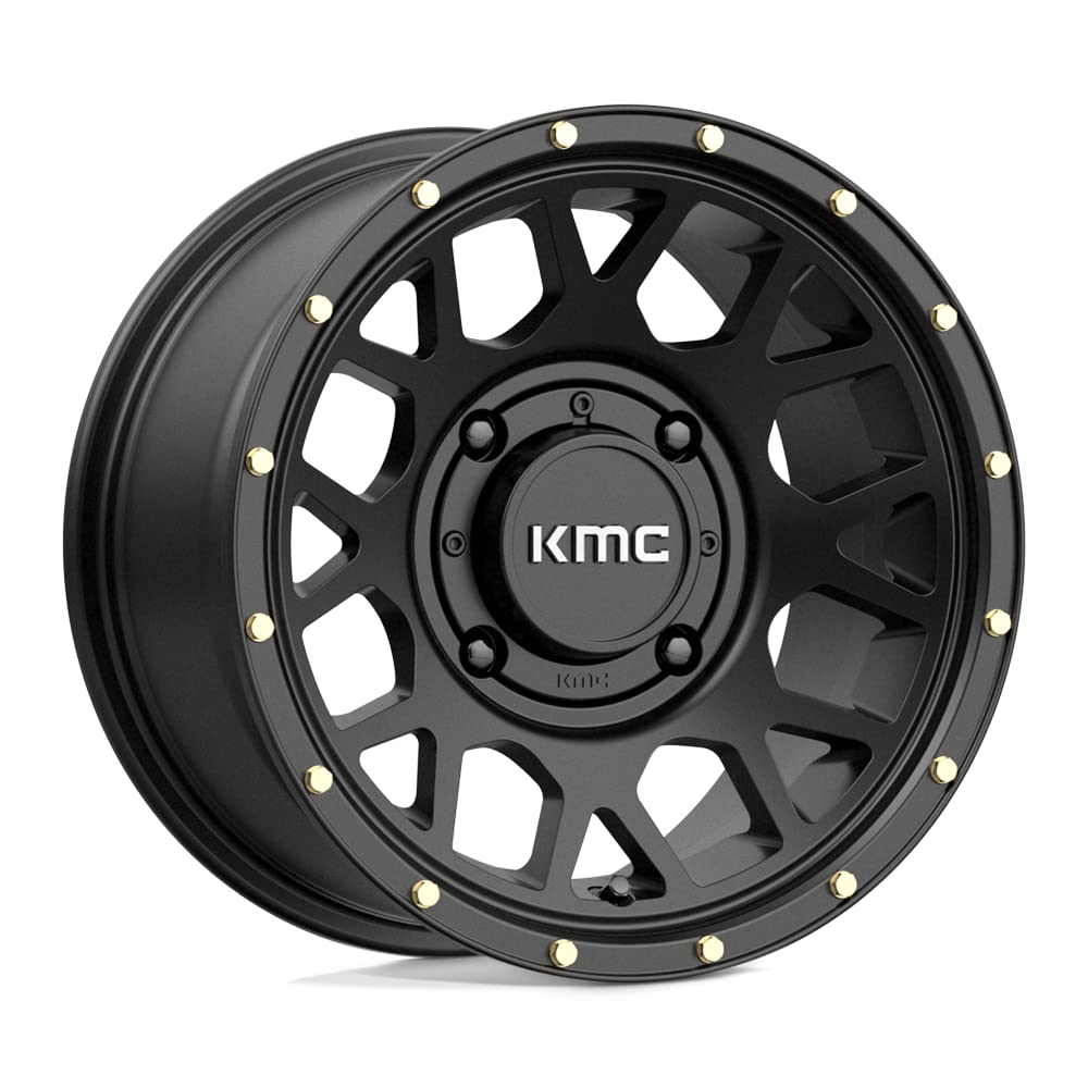 KMC KS135 ATV Grenade 15x10 4x156 +0mm Satin Black Wheel Rim 15" Inch