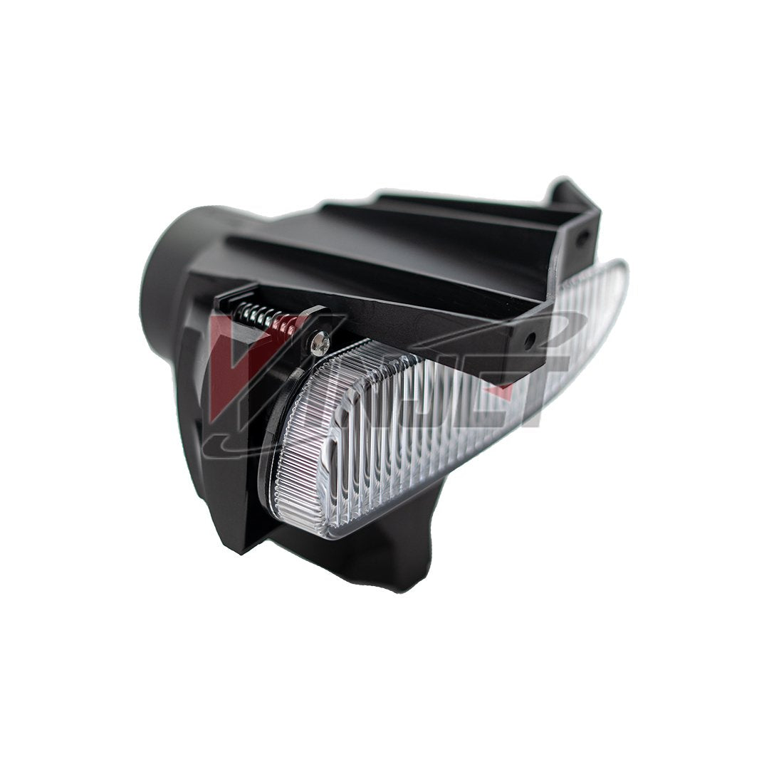 Winjet Fog Light WJ30-0559-09 Replacement Pair Left & Right Driver Passenger Side OE Style & Fitment Bulbs Included for 1999-2004 Ford Mustang - Clear Lens