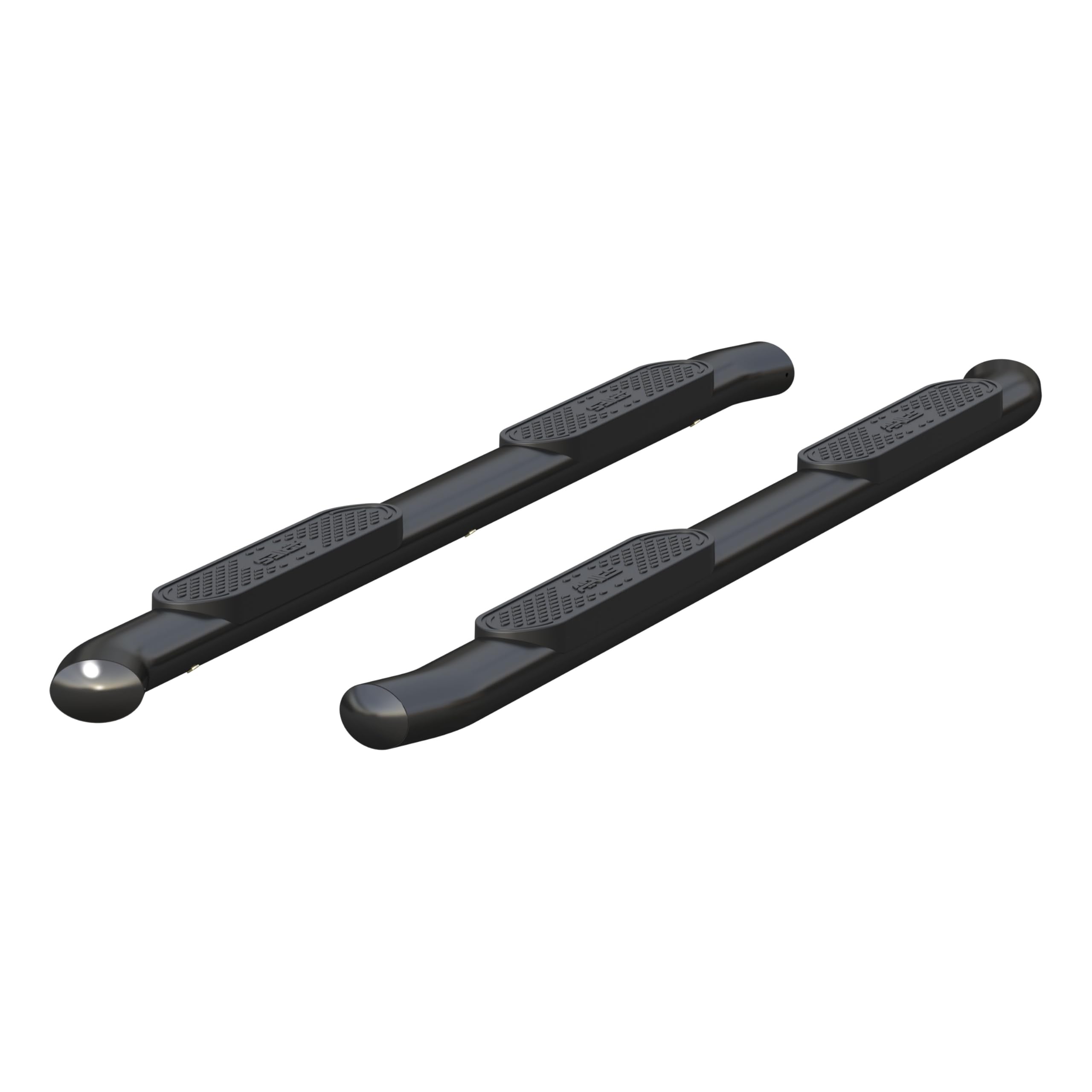 4-Inch ARIES Black Steel Oval Nerf Bars, Select Ford Ranger SuperCrew