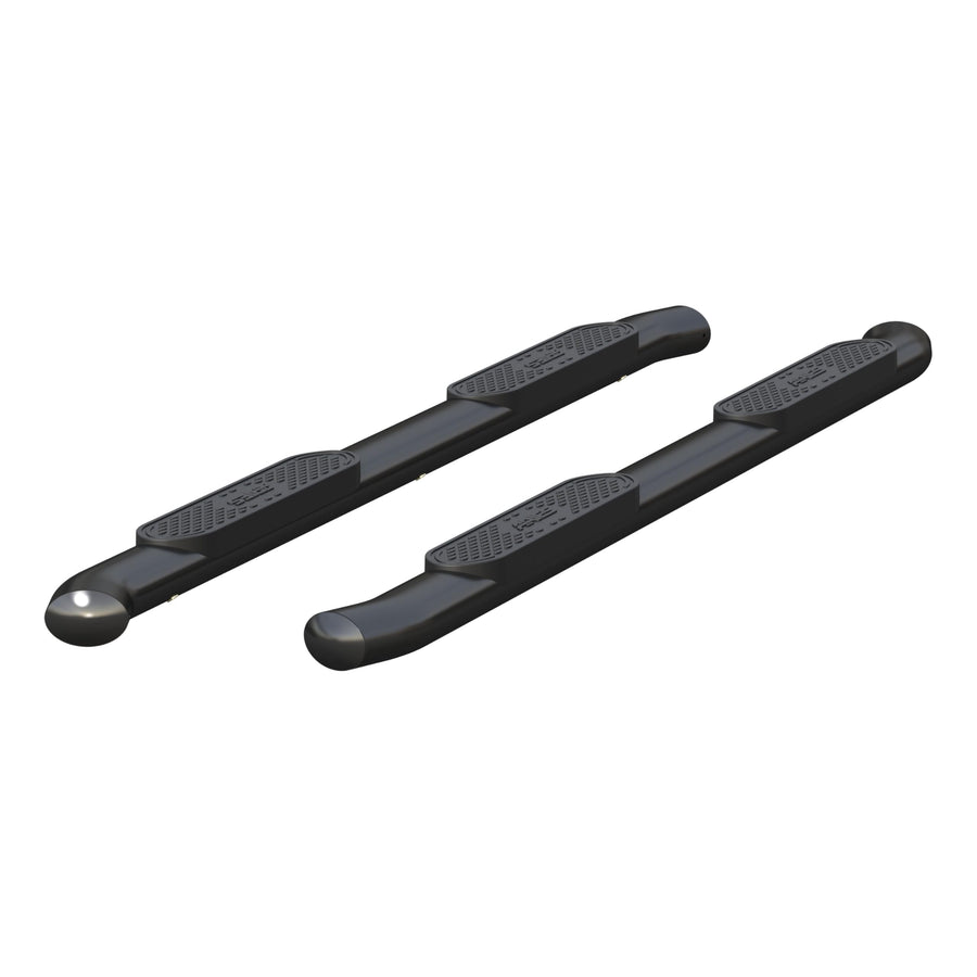 4-Inch ARIES Black Steel Oval Nerf Bars, Select Ford Ranger SuperCrew