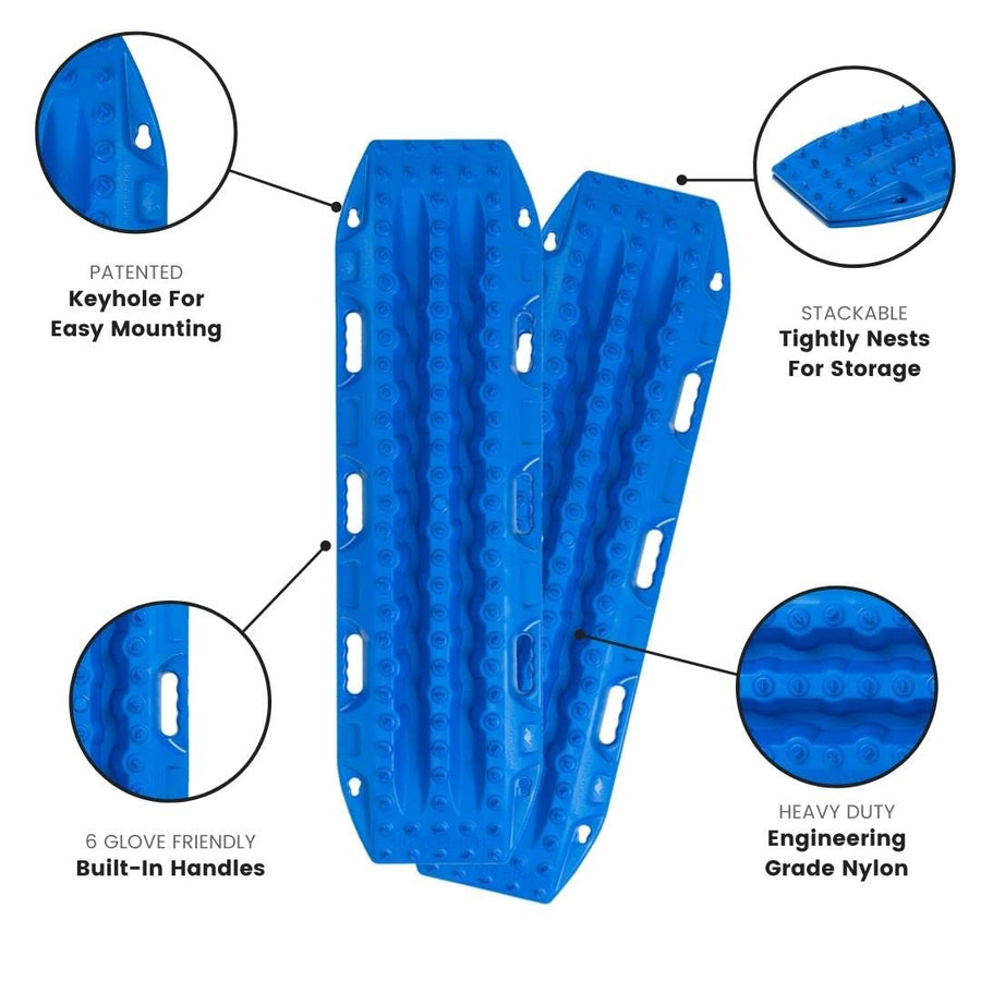 FJ Blue MAXTRAX MKII Vehicle Recovery Board