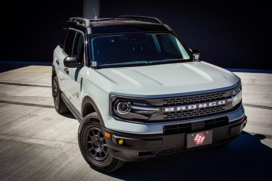 Baja Designs A-Pillar Light Kit S2 Pro LED for Ford Bronco Sport 2021-23 - Includes Switch Wiring Harness (Clear Lens Kit)