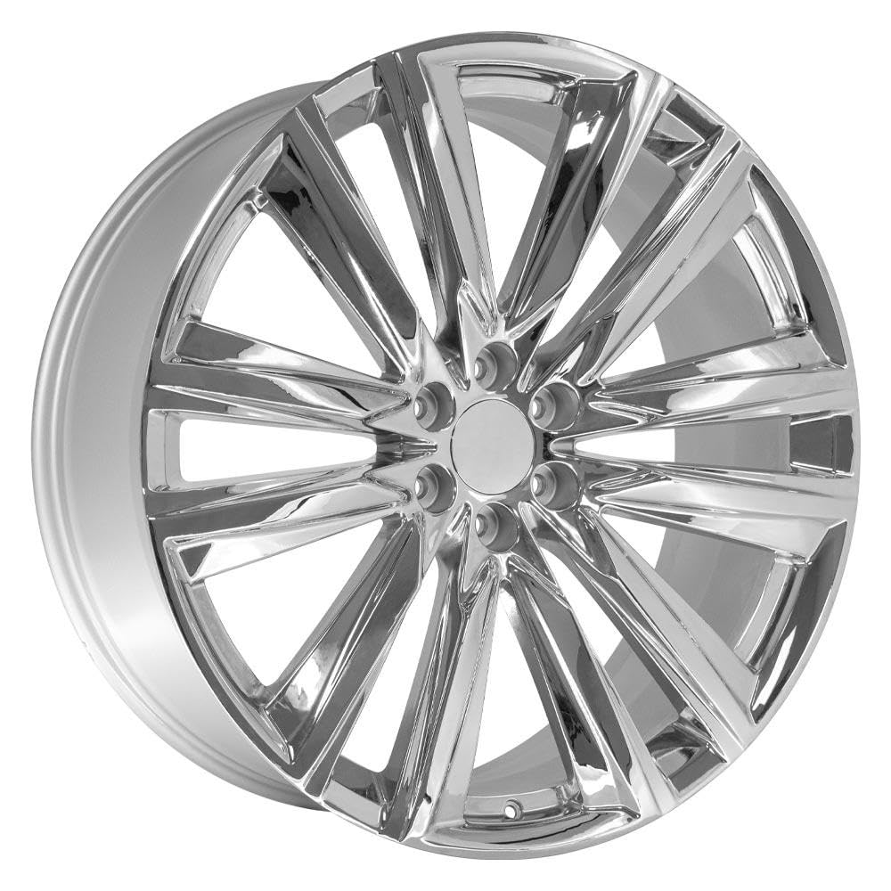 26 Inch OE Wheels CA91 Rim Fits Escalade Sport Style 6x139.7 26x10 Chrome - Hollander 4869 (1)