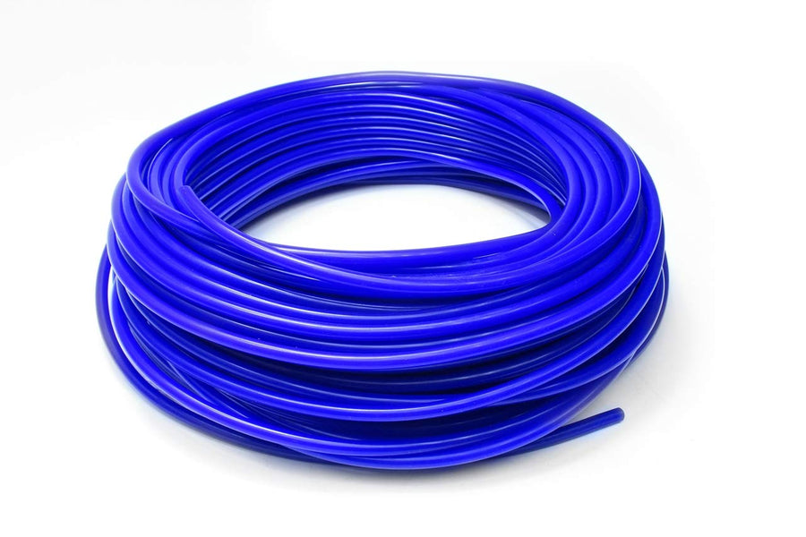 HPS HTSVH35-BLUEx10 10' Length Blue High Temperature Silicone Vacuum Tubing Hose (60 psi Maxium Pressure, 3.5mm ID)