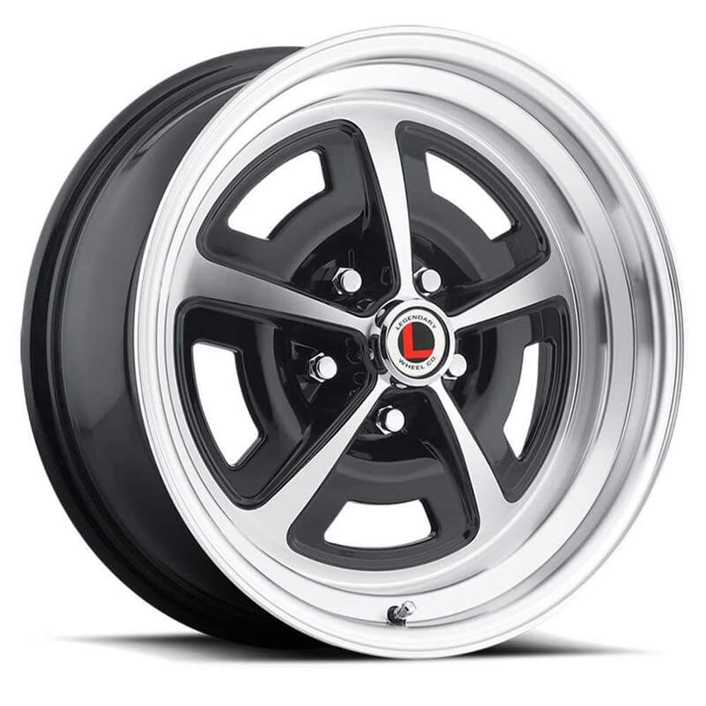 Magnum Legendary Wheels 500-16 x 8 in. - 5 x 4.75-4.50 bs - Gloss/Black Machined