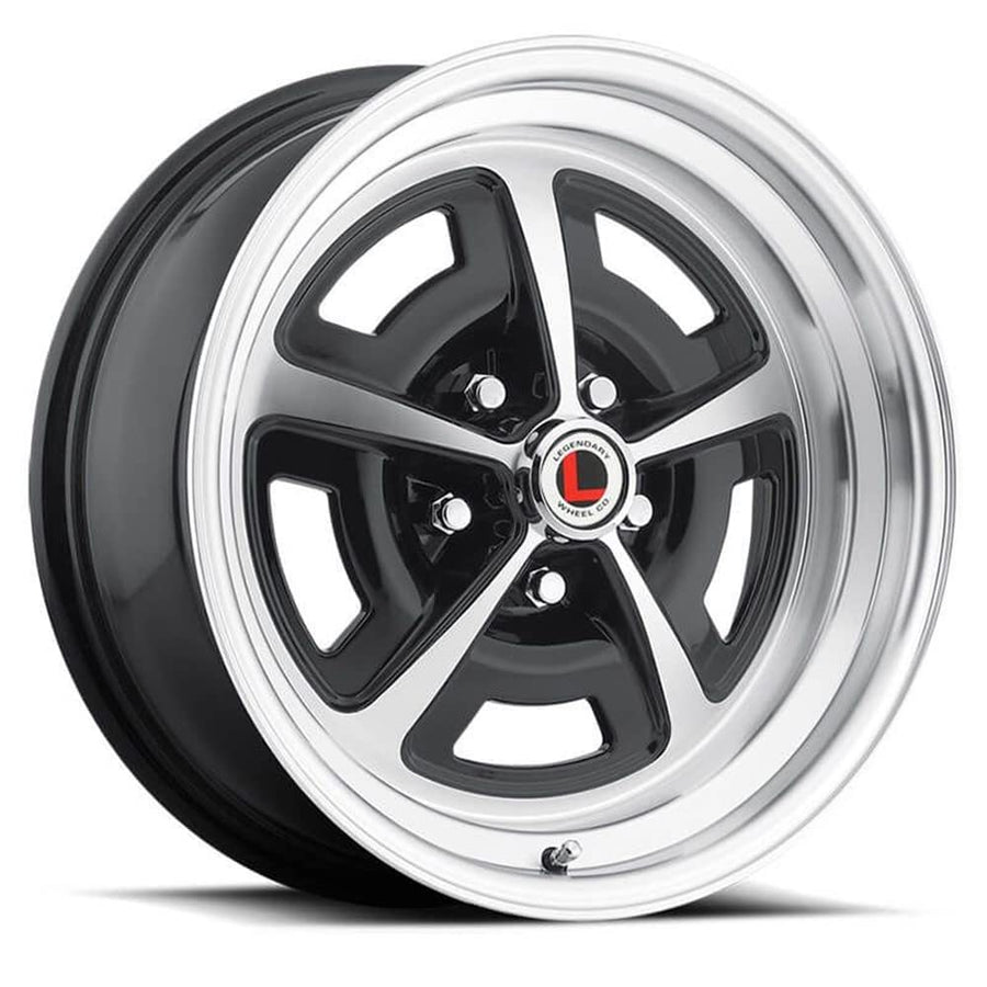 Magnum Legendary Wheels 500-16 x 8 in. - 5 x 4.75-4.50 bs - Gloss/Black Machined