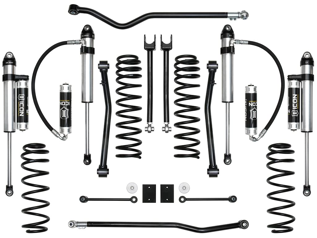 Stage 6 Suspension System, ICON 2.5" Lift Compatible with 2018-Up Jeep JL Wrangler, K22016