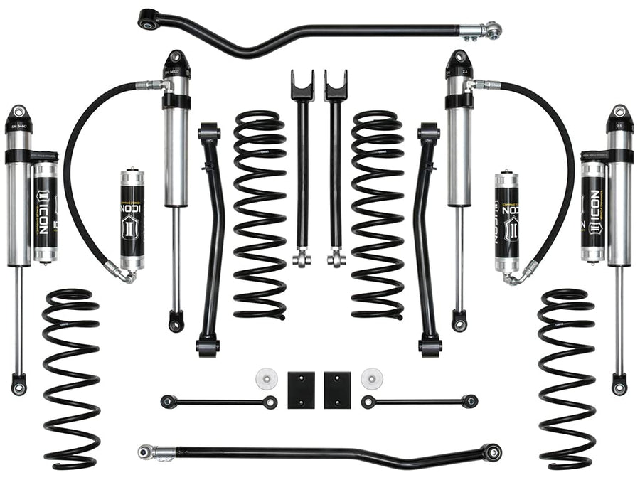Stage 6 Suspension System, ICON 2.5" Lift Compatible with 2018-Up Jeep JL Wrangler, K22016